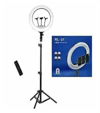 RL-21 (21 inche) LED  Soft Ringlight with 7 feet Metal Stand